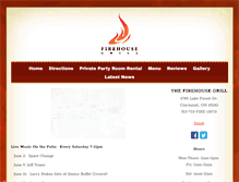 Tablet Screenshot of firehousegrillcincinnati.com